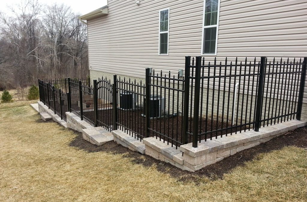 Garden Walls with Deer Fence