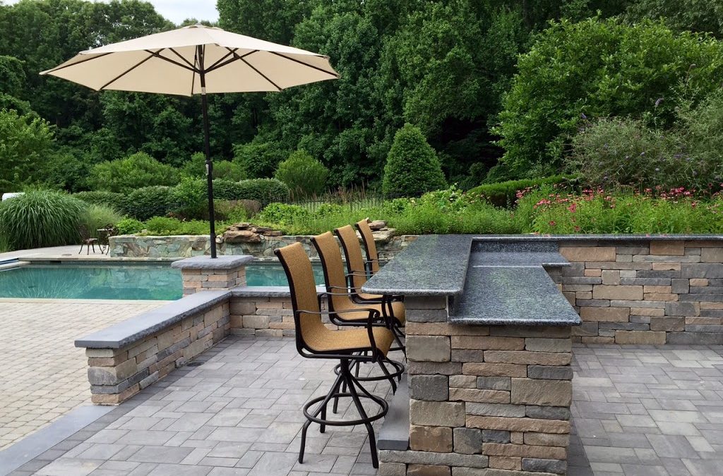 Outdoor Bar by the Pool